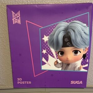 TinyTAN 3D Poster with Suga Character